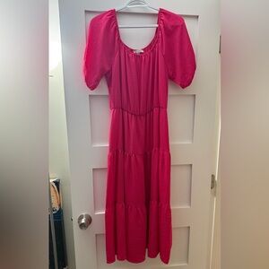 Elegant Pink Women's Dress